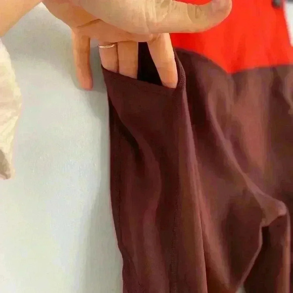 Athleta Tenacity 7/8 Leggings Powerlift Pull On High Rise Activewear Red Women S - Picture 11 of 12